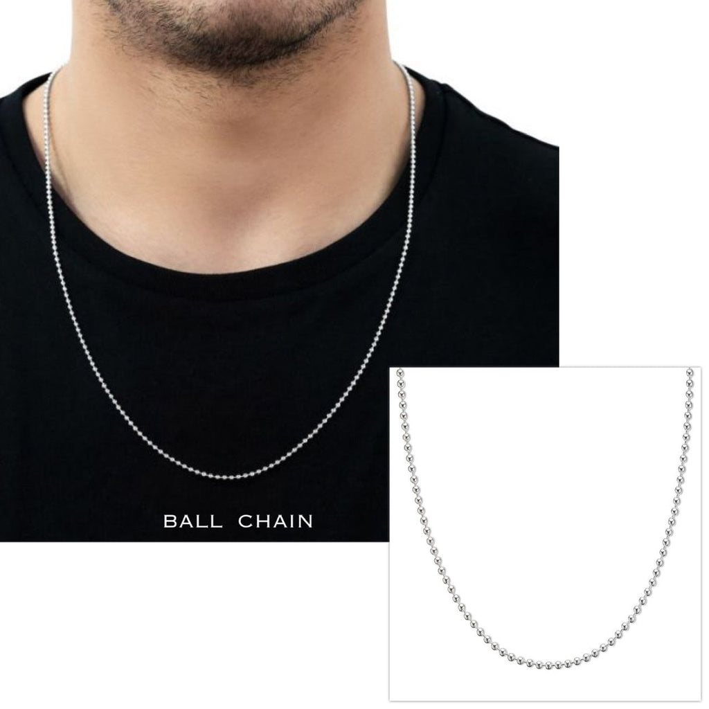 Customized Men's Necklace with Engraved Ring