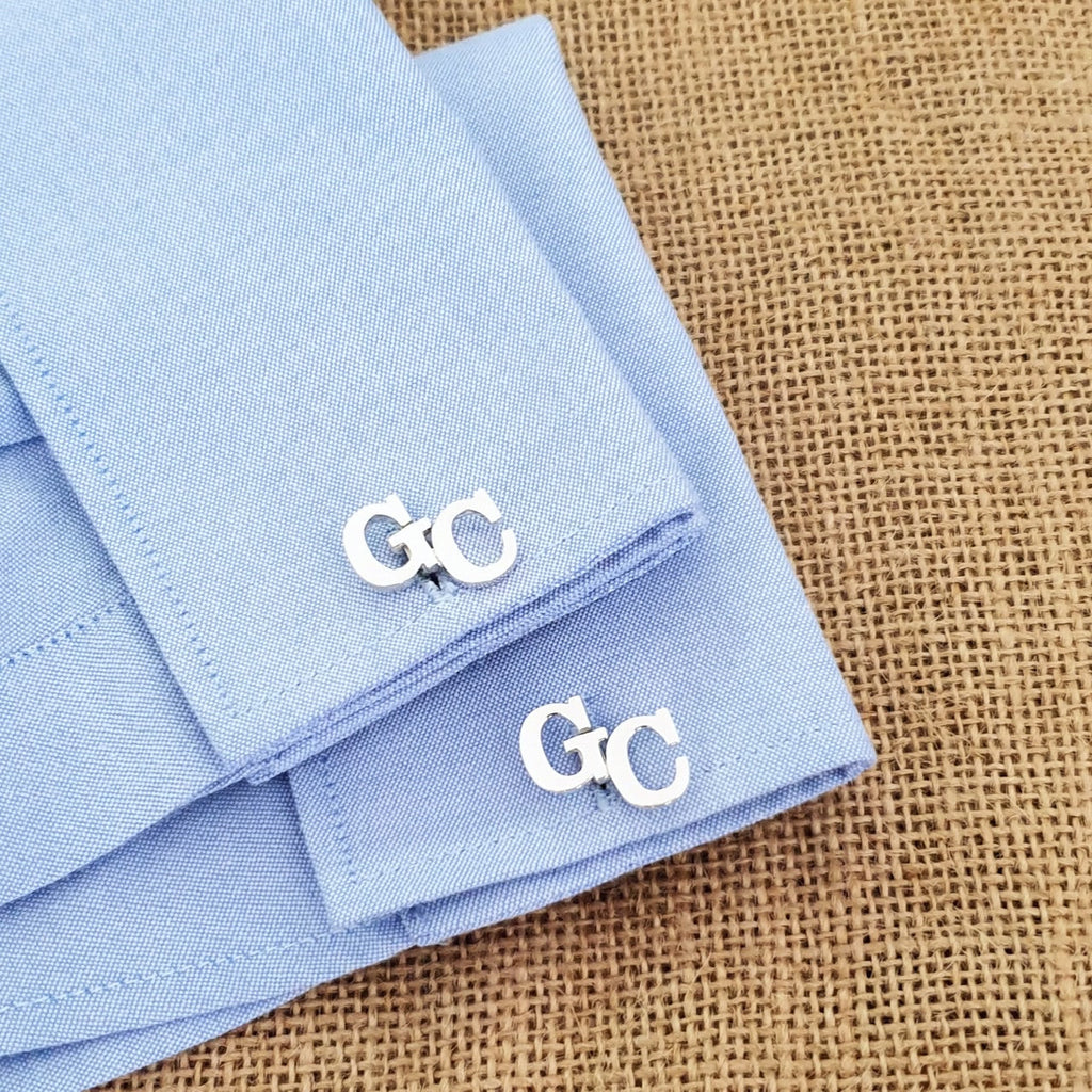 Customized Cufflinks with Initials