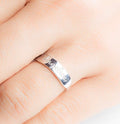 Personalized Bar Ring with Name Engraving