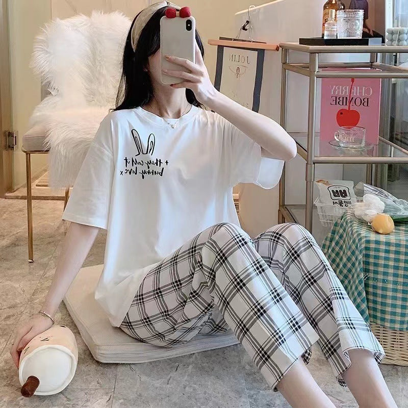 Women's Cartoon Print Pajama