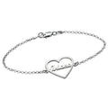 Customized Heart Bracelet with Name