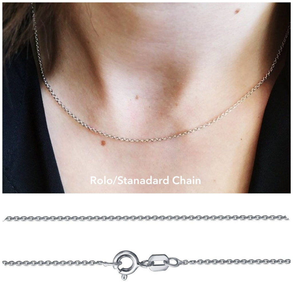 Arabic Name Necklace with Color Stones