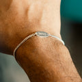 Bracelet for Men with Oval Shape