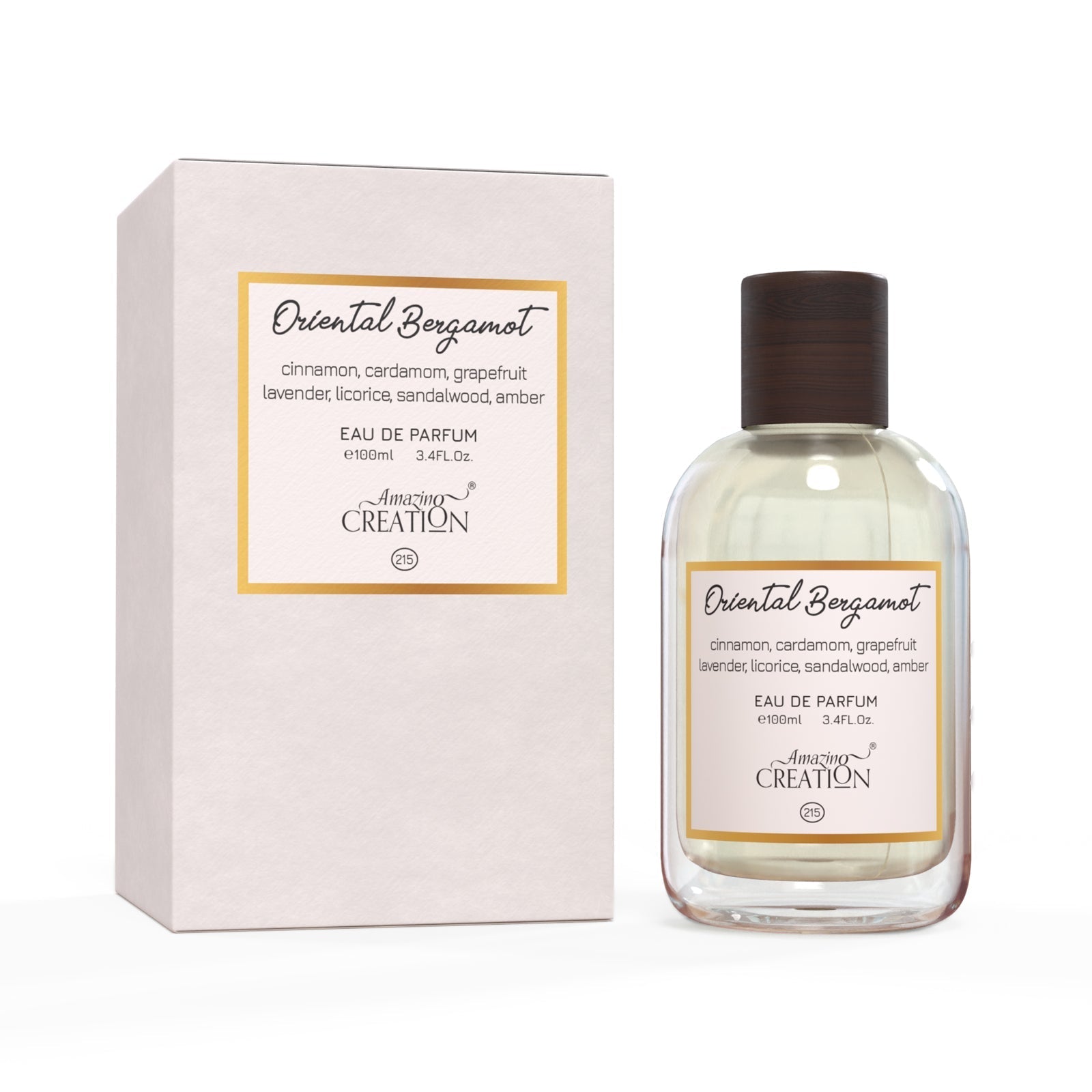 Amazing Creation Oriental Bergamot Eau De Parfum For Men 100ml