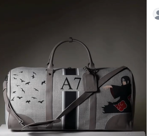 Gray Duffle Bag