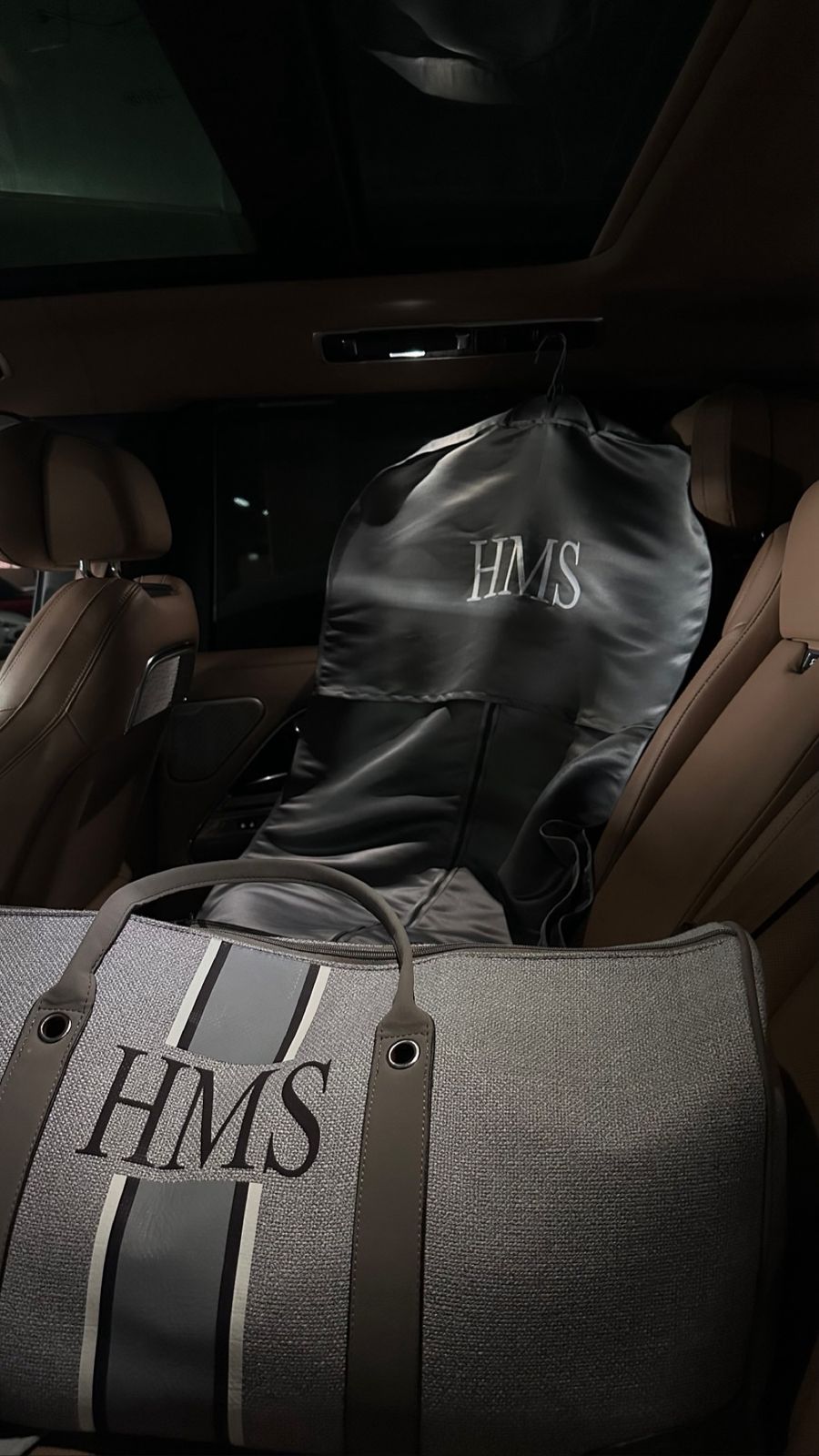Gray Duffle Bag
